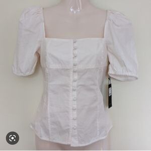 Citizens  of humanity nina shirred shoulder top size XS nwt
